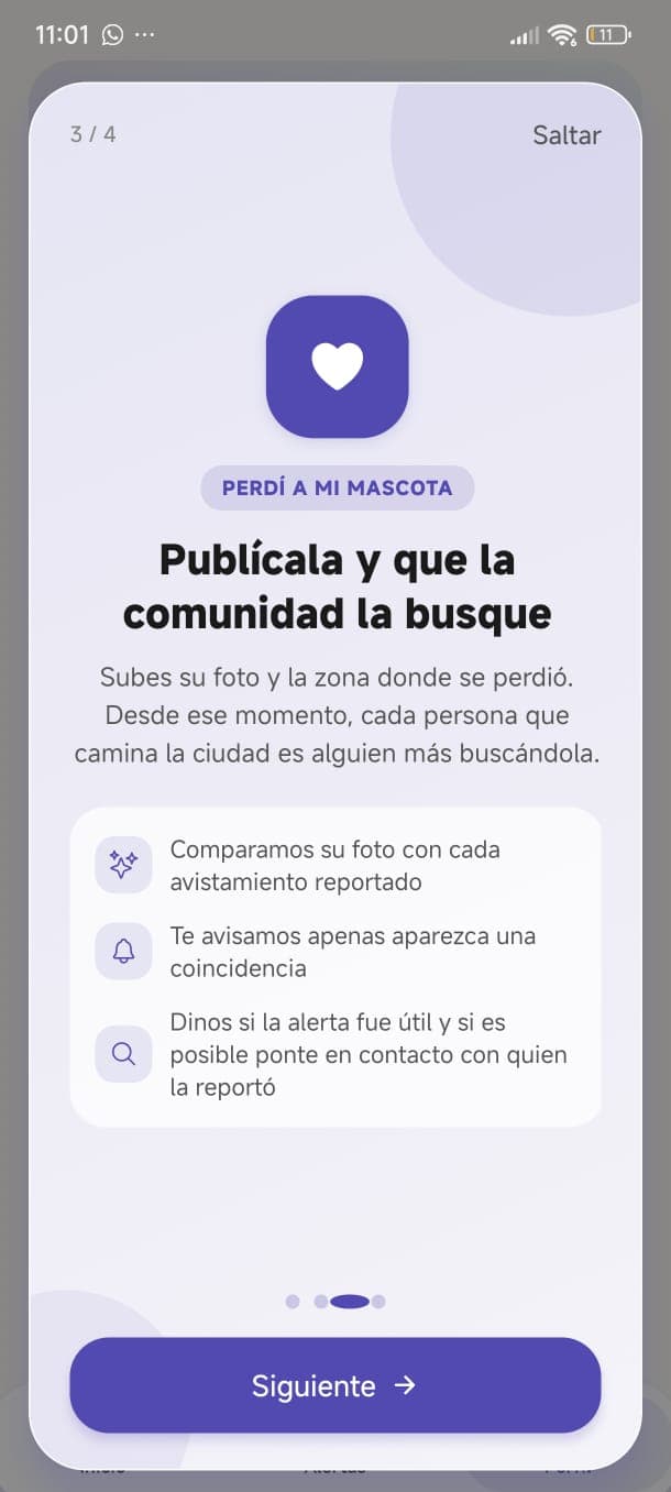 Perdí a mi mascota
